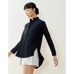 NEW ADAY Something Borrowed Shirt in Navy